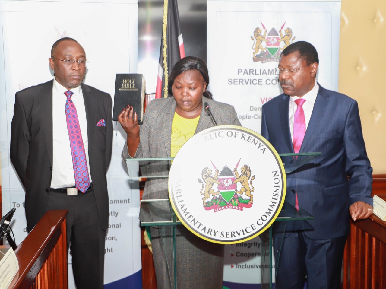 HON SENATOR JOYCE KORIR ELECTED VICE CHAIRPERSON OF PSC The Kenyan Parliament site